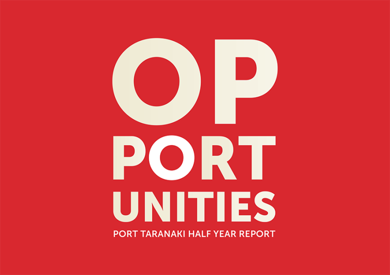 Port Taranaki Half Year Report 2023 Cover