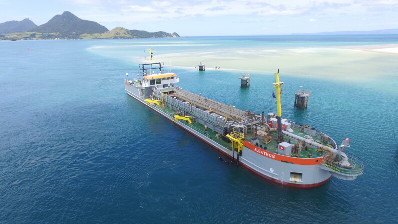 biennial dredging begins port taranaki